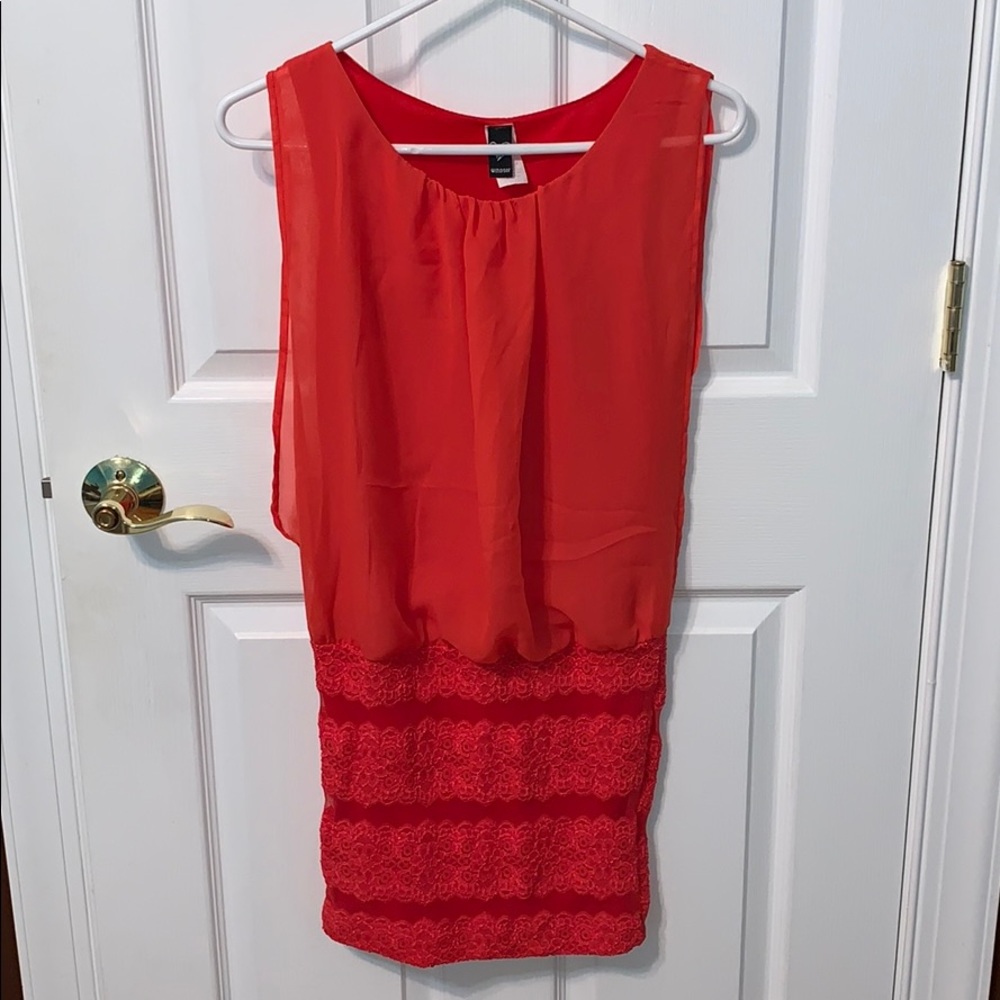 Red dress